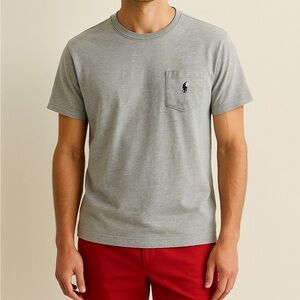 Polo Ralph Lauren Mens Blue Gray large  T Shirt